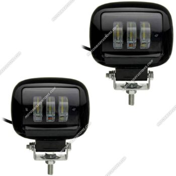 3 LED Square Fog Lamp Light (Pack of 2)