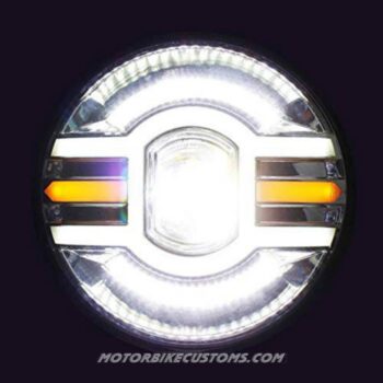7 Inch Trishul LED Headlight With DRL Indicator