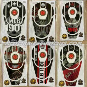 ALL Design Tank Pad Sticker For Royal Enfield Bullet