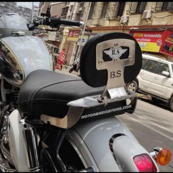 Round Shape FatBoy Backrest For Jawa