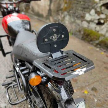 Backrest With Carrier Plate For Royal Enfield Hunter 350