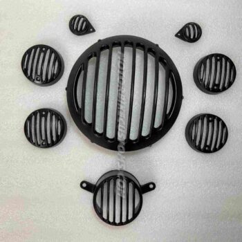Classic UCE Full Grill Set For Headlight All Light Parts Protection (8pc)