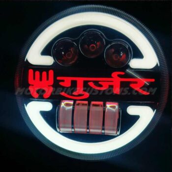 Custom Name Headlight For Royal Enfield