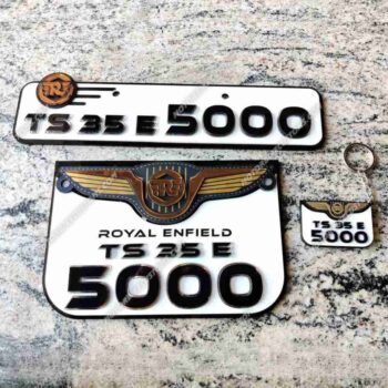 RE Wings Logo Number Plates