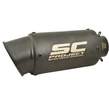 Exhaust Silencer SC Project Straight (Black)