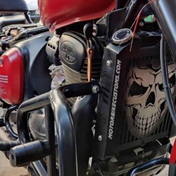 Ghost Rider Skull Radiator Grill For Jawa