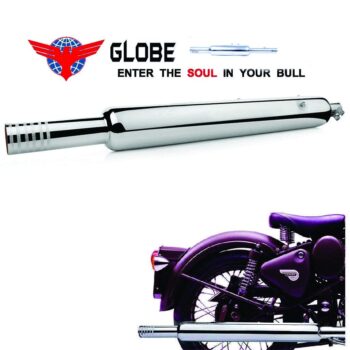 Globe Long Punjab Exhaust Silencer(Empty)