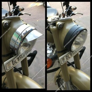 Headlight Outer Rim For Royal Enfield (Black)