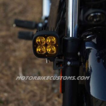 Meteor 350 fork fog light clamps