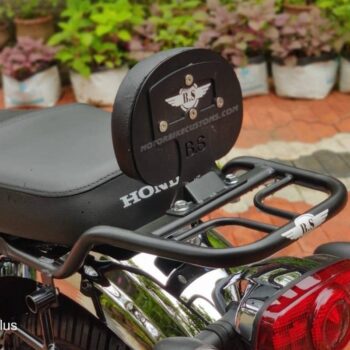 Premium Backrest with Carrier for Honda H'ness CB350