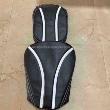 White Strip Seat Covers For Classic Reborn 350