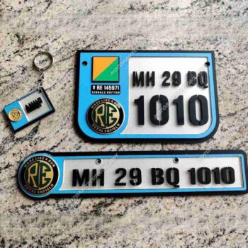 RE Signals Airbond blue Number plate