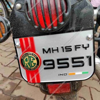 Royal Enfield Classic 350 Number Plates