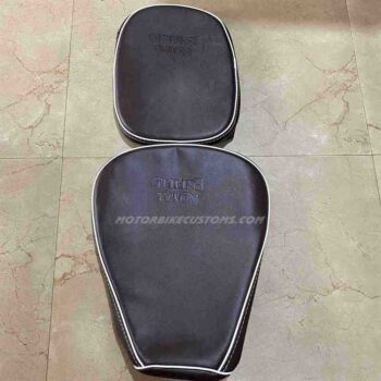 Plain With White Piping Seat Covers For Classic Reborn