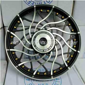 Running Waves Jalebi Style Alloy Mac Wheels (2pc)