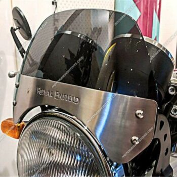 Short Interceptor Type Windshield For Royal Enfield