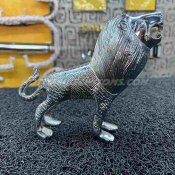 Silver Roaring Lion
