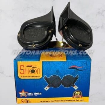Solex Windtone Horn 12V | Balck | Set of 2