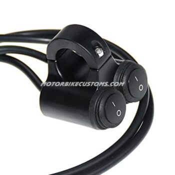 Black | Two Way Dual Button On/Off Switch