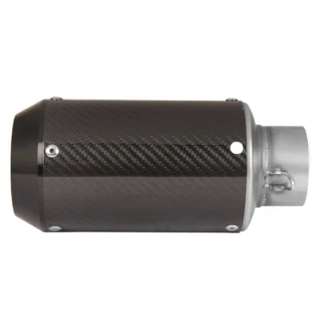 Universal Bike Exhaust Muffler Pipe Carbon Fiber