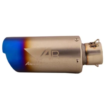 Universal Bike Exhaust Silencer Austin Racing (Silver)