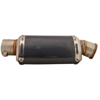 Flame King Big Universal Bike Exhaust Silencer (black)