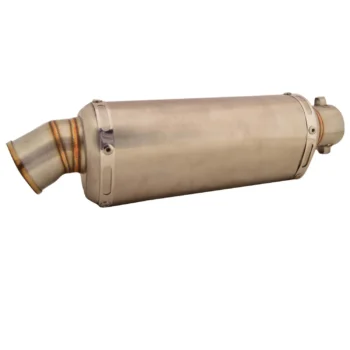 Universal Bike Exhaust Silencer Flame King Big (Silver)