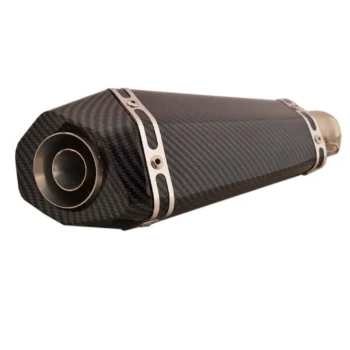 Universal Bike Silencer with DB Killer (Black)