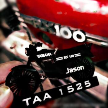 Yamaha Rx100 Keychain
