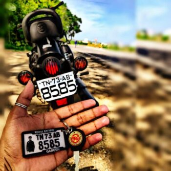 Custom Bike Keychain