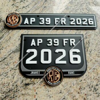 Royal Enfield Bullet Number Plates