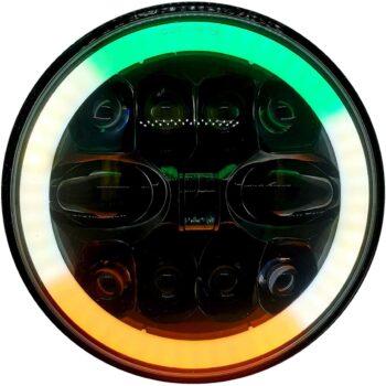 Tiranga Royal Enfield LED Headlight 7-Inch 90-110 Watts